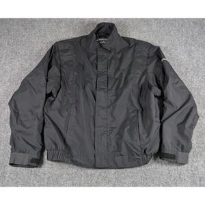 FootJoy Dry Joys Full Zip Jacket Mens Medium Black Lightweight Golf Rain Coat